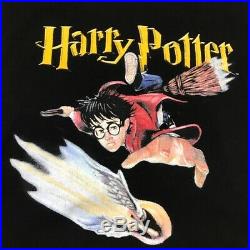 Vintage Harry Potter Movie T Shirt Book Promo Size Large Rare Warner Bros