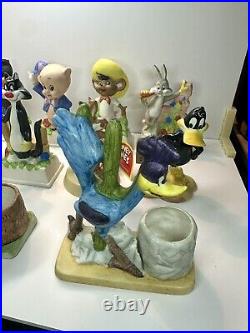 Vintage Looney Tunes Ceramic Figurines Lot Warner Bros Rare