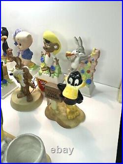 Vintage Looney Tunes Ceramic Figurines Lot Warner Bros Rare