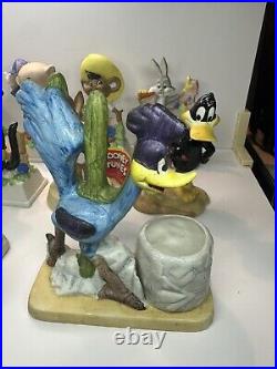 Vintage Looney Tunes Ceramic Figurines Lot Warner Bros Rare