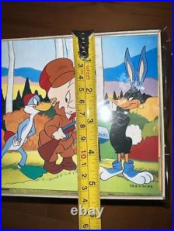 Vintage Looney Tunes Classic Cartoon Wood Cube Puzzle Warner Bros Brand New Rare