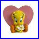 Vintage_Looney_Tunes_Tweety_Bird_Warner_Brothers_Pink_Heart_Vase_Planter_RARE_01_jc