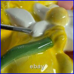 Vintage Looney Tunes Tweety Bird Warner Brothers Pink Heart Vase Planter RARE Vintage Looney Tunes Tweety Bird Warner Brothers Pink Heart Vase Planter RARE