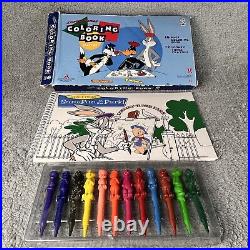 Vintage Looney Tunes Warner Brothers Studio Store Coloring Book Set 1995 RARE