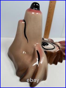 Vintage Looney Tunes Wile E. Coyote Wall Plaque Bai-dotta Amazing Rare 1986