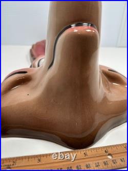 Vintage Looney Tunes Wile E. Coyote Wall Plaque Bai-dotta Amazing Rare 1986