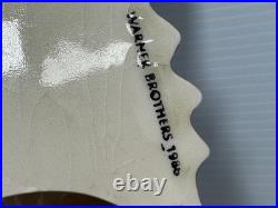 Vintage Looney Tunes Wile E. Coyote Wall Plaque Bai-dotta Amazing Rare 1986