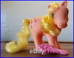 Vintage MY LITTLE PONY 1983 APPLEJACK G1 Rare VERY GOOD condition with accessories