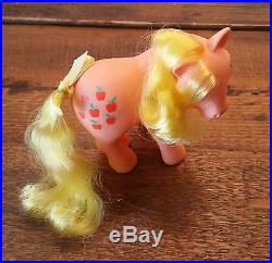 Vintage MY LITTLE PONY 1983 APPLEJACK G1 Rare VERY GOOD condition with accessories