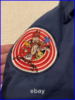 Vintage NFL Chicago Bears Looney Tunes Taz Jacket L RARE Warner Bros 90s Men L