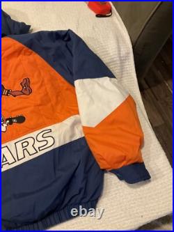 Vintage NFL Chicago Bears Looney Tunes Taz Jacket L RARE Warner Bros 90s Men L