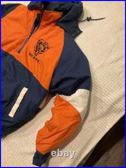 Vintage NFL Chicago Bears Looney Tunes Taz Jacket L RARE Warner Bros 90s Men L