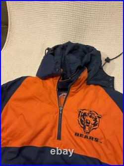 Vintage NFL Chicago Bears Looney Tunes Taz Jacket L RARE Warner Bros 90s Men L