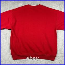 Vintage NFL Kansas City Chiefs Taz Sweatshirt Mens XL Red 1994 Warner Bros Rare