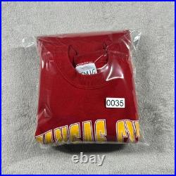 Vintage NFL Kansas City Chiefs Taz Sweatshirt Mens XL Red 1994 Warner Bros Rare