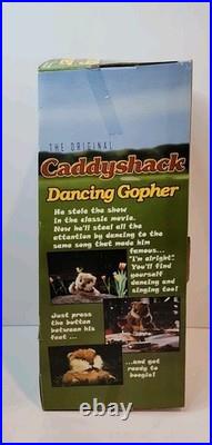 Vintage Original Caddyshack Dancing Gopher New In Box 2000 Y2K Warner Bros Rare