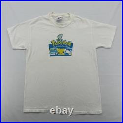 Vintage Pokémon The Johto Journeys T-Shirt WB Warner Bros PROMO RARE Youth Large