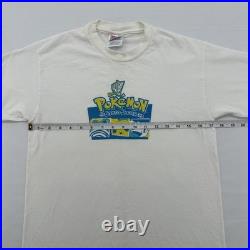 Vintage Pokémon The Johto Journeys T-Shirt WB Warner Bros PROMO RARE Youth Large
