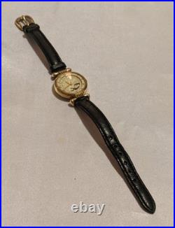 Vintage RARE Warner Bros Fossil Watch Tasmanian Devil TAZ Beveled Crystal EUC