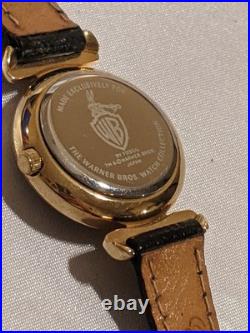 Vintage RARE Warner Bros Fossil Watch Tasmanian Devil TAZ Beveled Crystal EUC