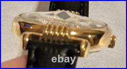 Vintage RARE Warner Bros Fossil Watch Tasmanian Devil TAZ Beveled Crystal EUC