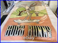 Vintage Rare 1986 Bugs Bunny Blanket Warner Bros Excellent