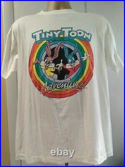 Vintage Rare 1991 Tiny Toons Adventures Looney Tunes T Shirt 90s Warner Bros
