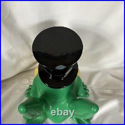 Vintage Rare 1998 Warner Bros. Studio Store Michigan J. Frog Cookie Jar 1998