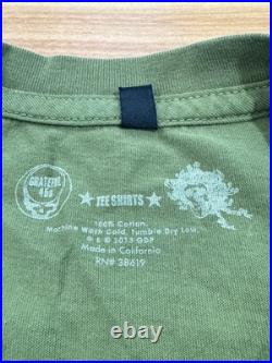 Vintage Rare Grateful Dead The Golden Road Warner Bros Mens Green T Shirt Sz M