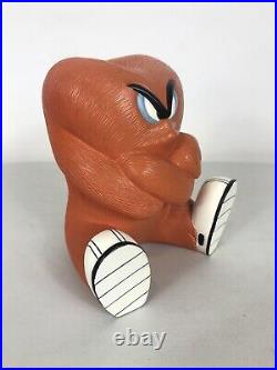 Vintage Rare Looney Tunes Gossamer Hairy Orange Monster Sitting Figure Statue