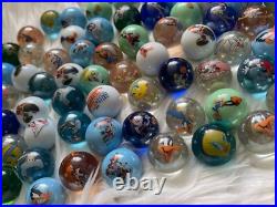 Vintage Rare Looney Tunes Marbles Set of 84 Pieces, Warner Bros 2.5cm Bugs Bunny
