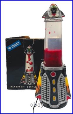 Vintage Rare Marvin The Martian Lunar Lava Lamp Warner Bros Original Box Tested Vintage Rare Marvin The Martian Lunar Lava Lamp Warner Bros Original Box Tested