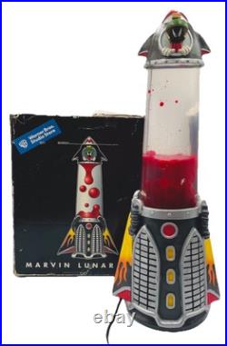 Vintage Rare Marvin The Martian Lunar Lava Lamp Warner Bros Original Box Tested Vintage Rare Marvin The Martian Lunar Lava Lamp Warner Bros Original Box Tested