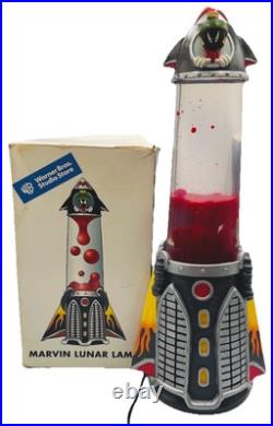 Vintage Rare Marvin The Martian Lunar Lava Lamp Warner Bros Original Box Tested Vintage Rare Marvin The Martian Lunar Lava Lamp Warner Bros Original Box Tested