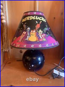 Vintage Rare Original Space Jam Lamp Warner Bros Looney Tunes With Shade
