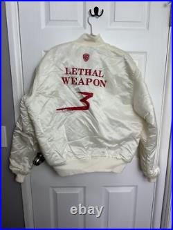 Vintage Rare! Starter Warner Bros 1992 Lethal Weapon 3 Movie Bomber Jacket Sz L