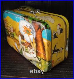 Vintage & Rare Tin Lunchbox Argentina Sylvester Tweety Bugs Bunny Warner Bros