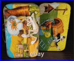 Vintage & Rare Tin Lunchbox Argentina Sylvester Tweety Bugs Bunny Warner Bros