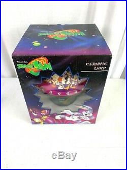 Vintage Rare Warner Bros. Space Jam Ceramic Lamp Original Packaging Looney Tunes
