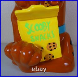 Vintage Scooby-Doo Scooby Snacks Cookie Jar Warner Bros Studio Store RARE