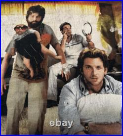 Vintage The Hangover T-shirt Movie Promo Sz Large 2009 TV Vegas Warner Bros RARE