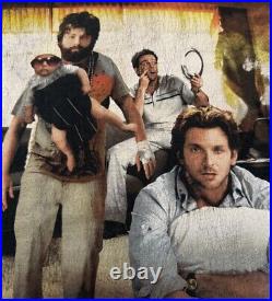 Vintage The Hangover T-shirt Movie Promo Sz Large 2009 TV Vegas Warner Bros RARE