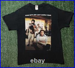 Vintage The Hangover T-shirt Movie Promo Sz Large 2009 TV Vegas Warner Bros RARE
