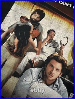 Vintage The Hangover T-shirt Movie Promo Sz Large 2009 TV Vegas Warner Bros RARE
