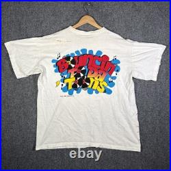 Vintage Tiny Toons Shirt Adult XL AOP 90s FREEZE Warner Bros Looney Tunes RARE
