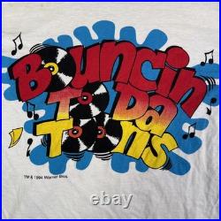 Vintage Tiny Toons Shirt Adult XL AOP 90s FREEZE Warner Bros Looney Tunes RARE