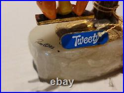 Vintage Tweety Bird By Ron Lee Warner Bros Looney Tunes Hand Signed 24K Rare