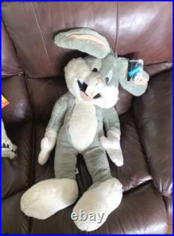 Vintage Warner Bros Bugs Bunny Jumbo Plush Toy Figure 40'in RARE NOS NWT 1990s Vintage Warner Bros Bugs Bunny Jumbo Plush Toy Figure 40'in RARE NOS NWT 1990s