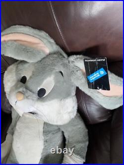 Vintage Warner Bros Bugs Bunny Jumbo Plush Toy Figure 40'in RARE NOS NWT 1990s Vintage Warner Bros Bugs Bunny Jumbo Plush Toy Figure 40'in RARE NOS NWT 1990s