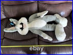 Vintage Warner Bros Bugs Bunny Jumbo Plush Toy Figure 40'in RARE NOS NWT 1990s Vintage Warner Bros Bugs Bunny Jumbo Plush Toy Figure 40'in RARE NOS NWT 1990s